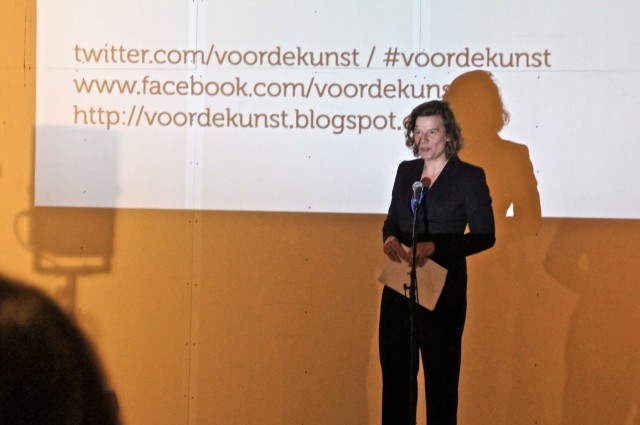 Carolien Gehrels launching the site Carolien Gehrels launching the site